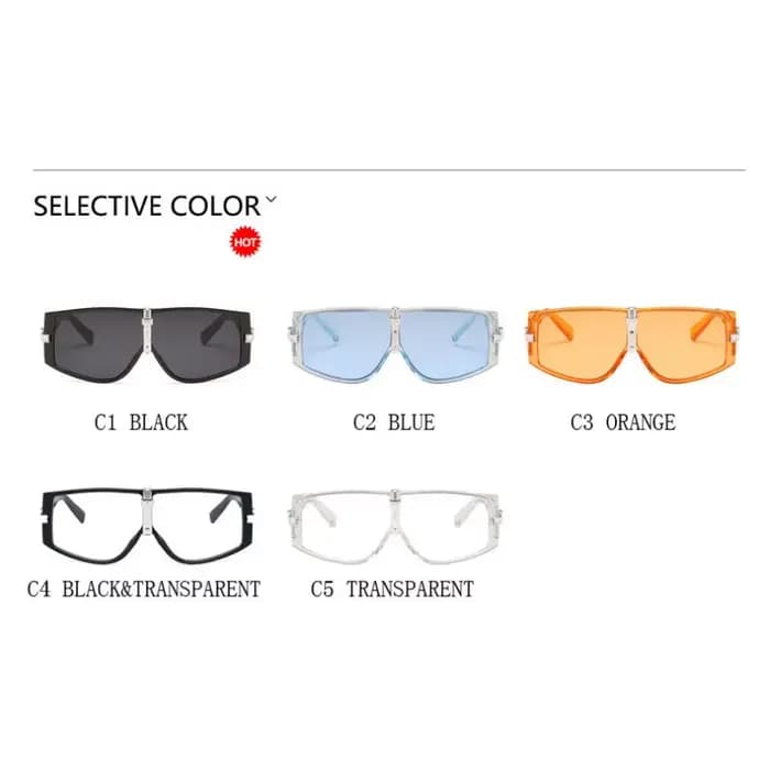 Lunettes De soleil carrées surdimensionnées pour femmes
