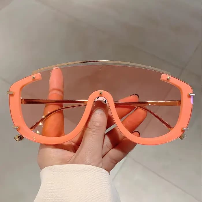 KAMMPT mode léopard femmes lunettes de soleil élégant dégradé Sports de plein air nuances de luxe en métal conception