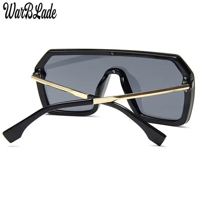 WarBLade – lunettes de soleil carrées surdimensionnées pour hommes et femmes
