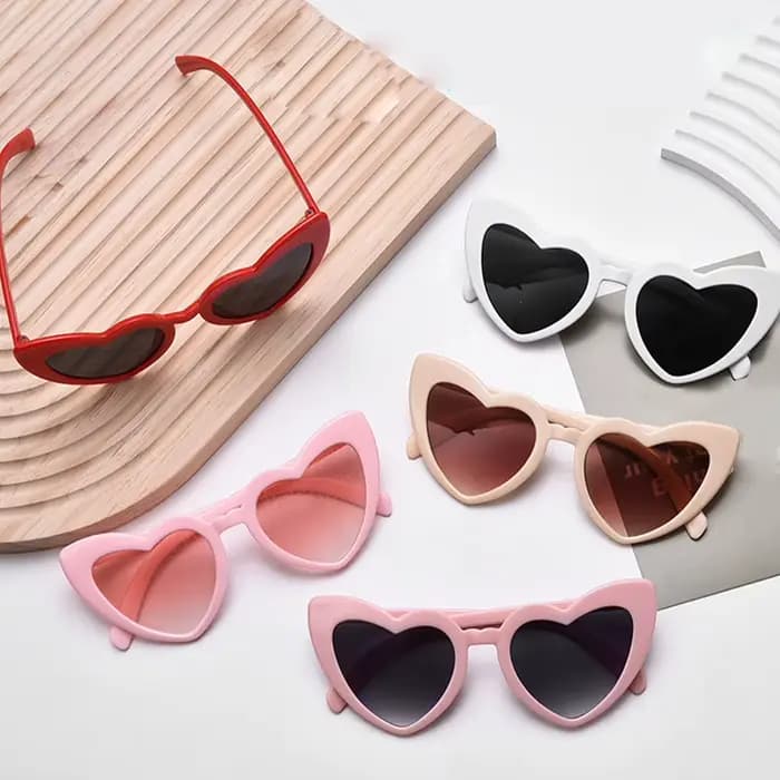 Amour effet spécial lunettes en forme de coeur mode