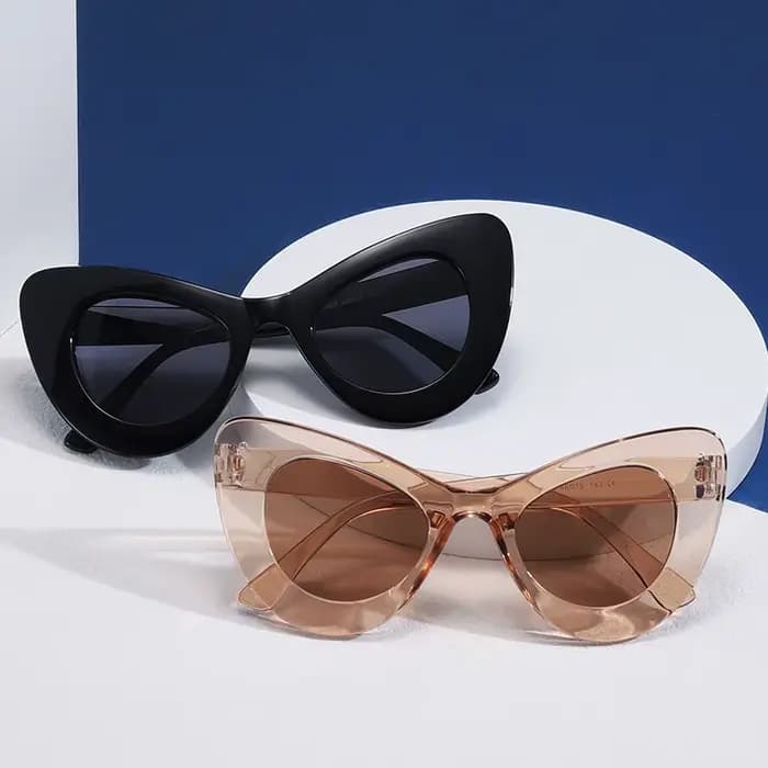 CRIXALIS marque de luxe lunettes de soleil design pour femmes 2025 oeil de chat surdimensionné