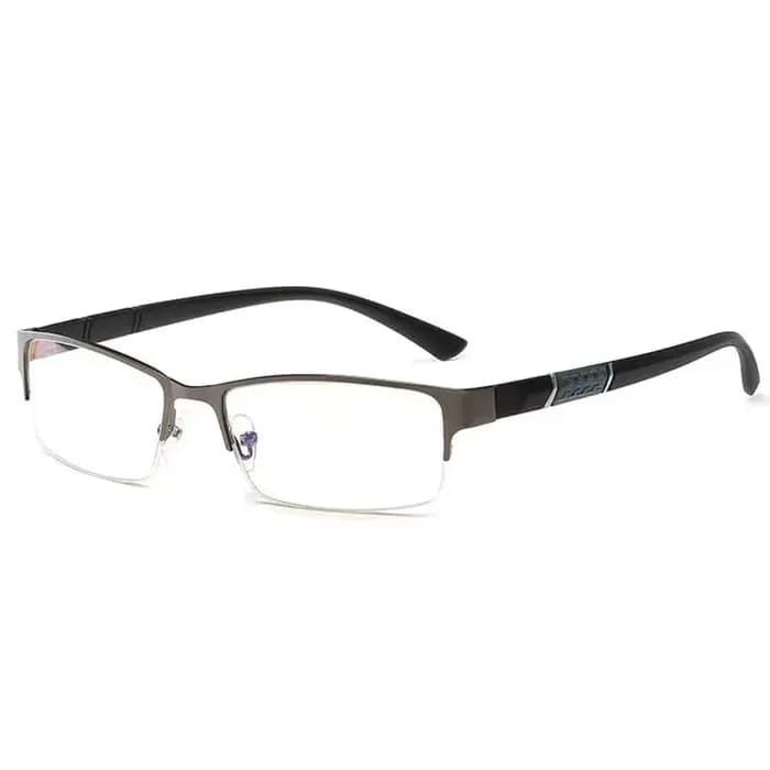 Lunettes de lecture demi-monture métallique