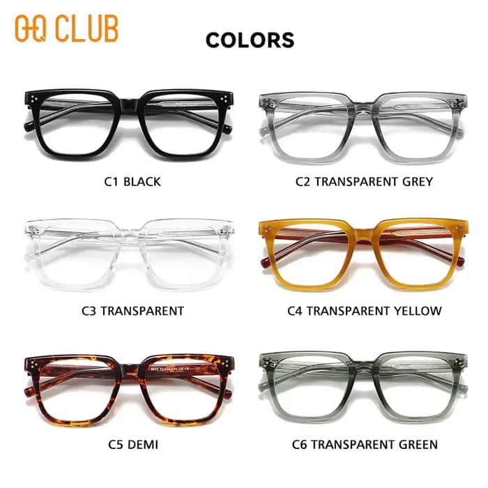O-Q CLUB lunettes carrées
