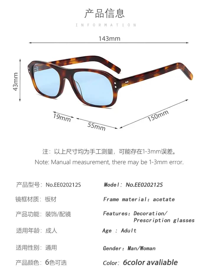 Lunettes de soleil Kingsman de haute qualité
