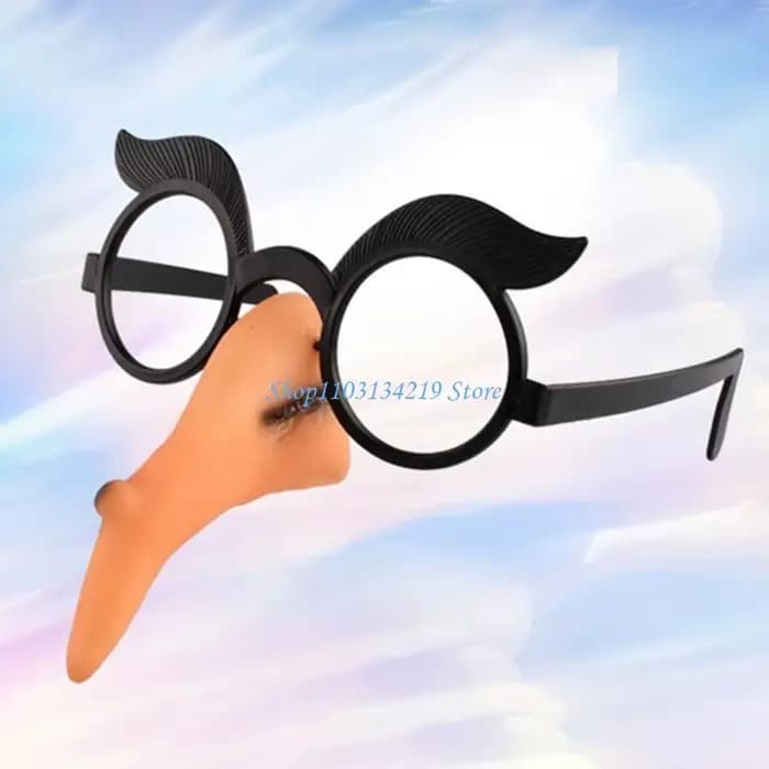 N5KC – lunettes à nez méchante sorcière pour Halloween, cadre, mascarade, fête carnaval, faux nez