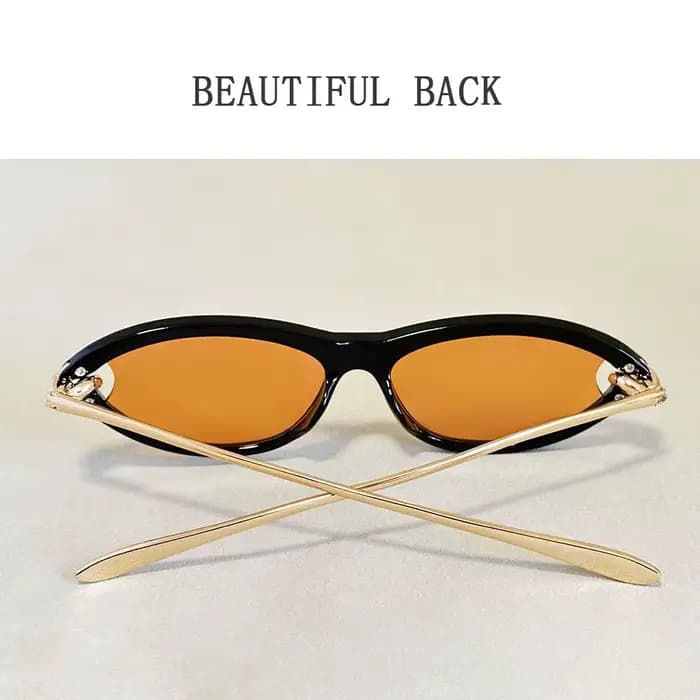 Mode Ovale Lunettes De Soleil Femmes 2026 Luxe Vintage Nouveau Oeil De Chat
