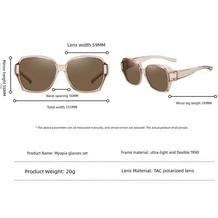 Lunettes de soleil polarisées rondes à la mode