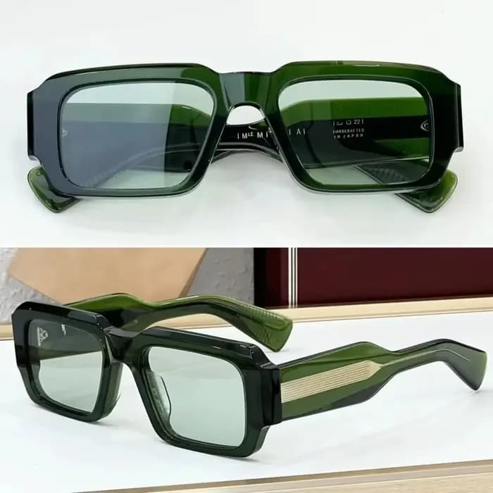 MIGLIA lunettes de soleil carrées surdimensionnées unisexe en acétate épais fabriqué à la main au japon UV400