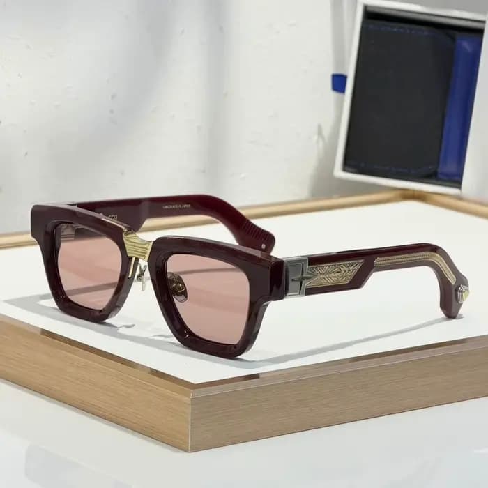 Lunettes de soleil carrées faites à la main GALACTIQUE pour hommes