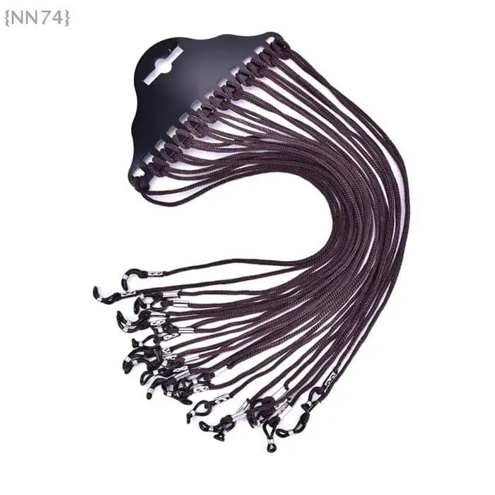 12 pièces/ensemble sangle de cou de lunettes de soleil – cordon de chaîne