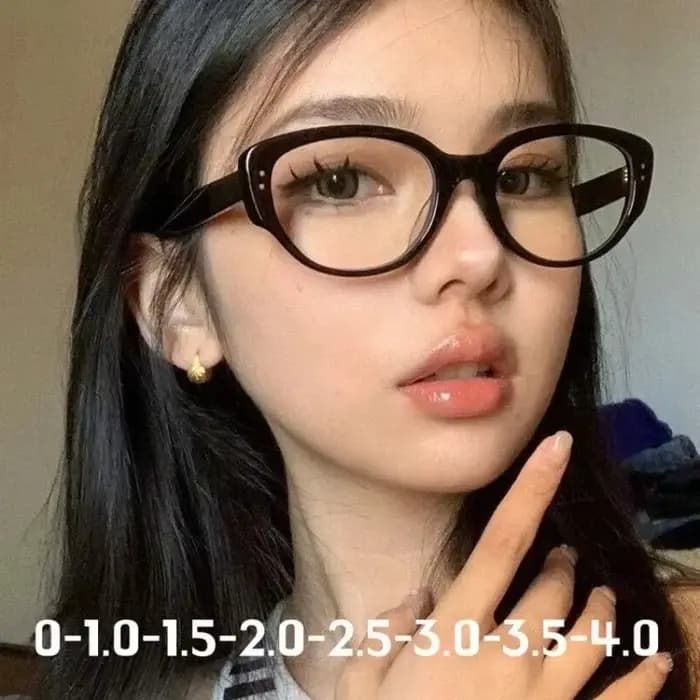Lunettes de myopie finies de luxe pour dames