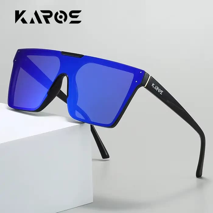 Lunettes de soleil vintage à grande monture carrée pour homme et femme