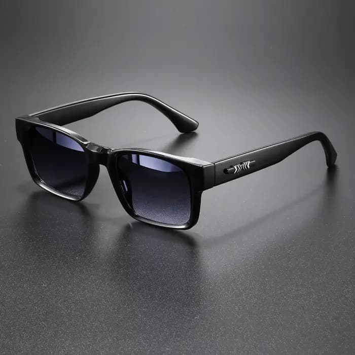 Lunettes de soleil carrées de luxe léger