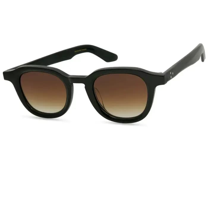 Lunettes de soleil unisexes vintage rétro DAHVEN en acétate fait main 44 mm