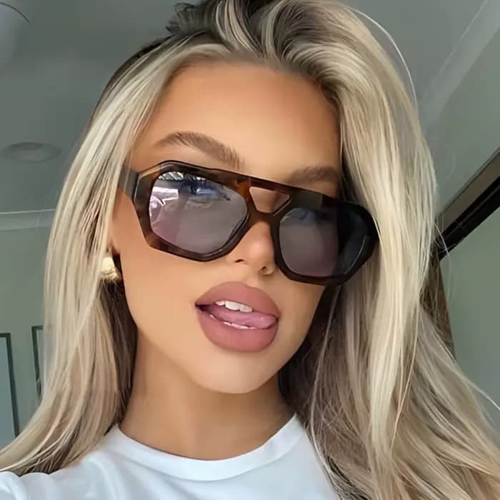 Lunettes de soleil carrées pour femmes