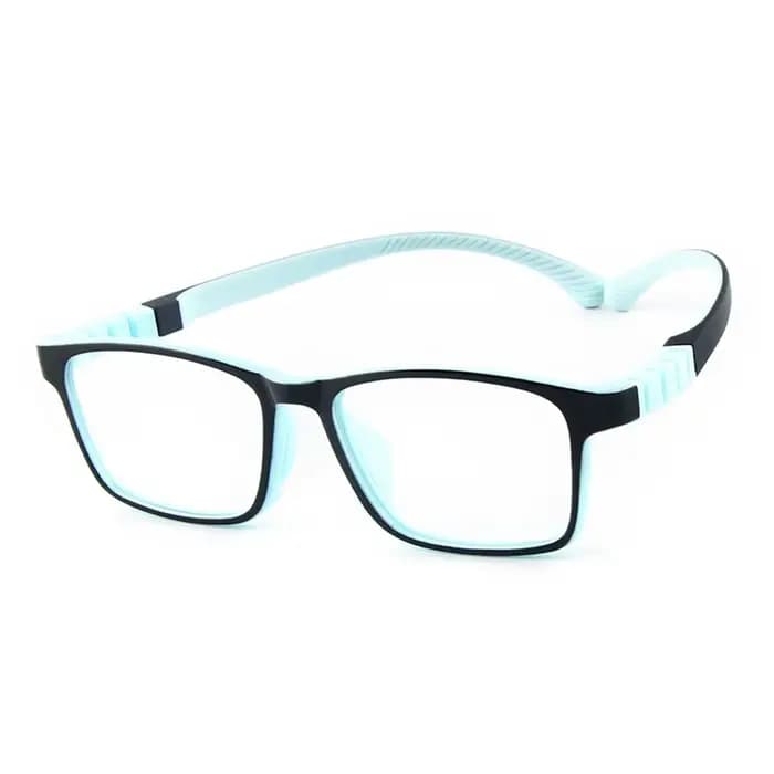 Mode cours en ligne ordinateur enfants lunettes