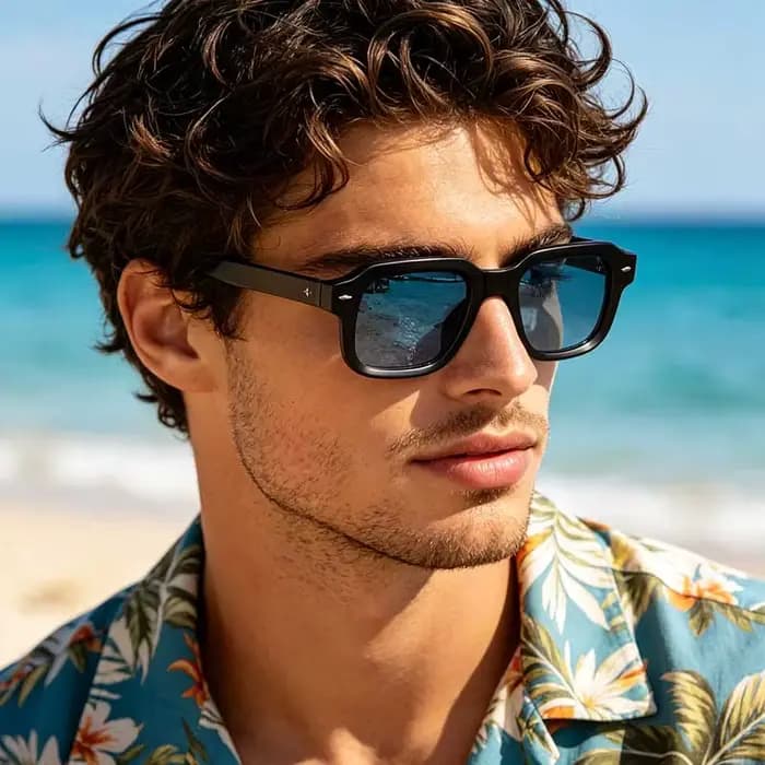 UVLAIK 2026 Lunettes de soleil vintage pour femmes et hommes