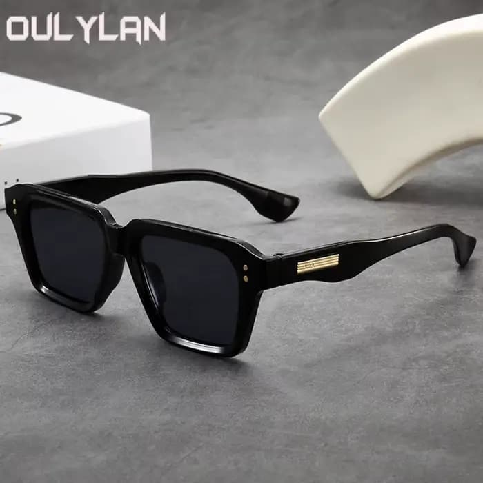 Oulylan femmes à la mode lunettes de soleil carrées en plein air classique conduite