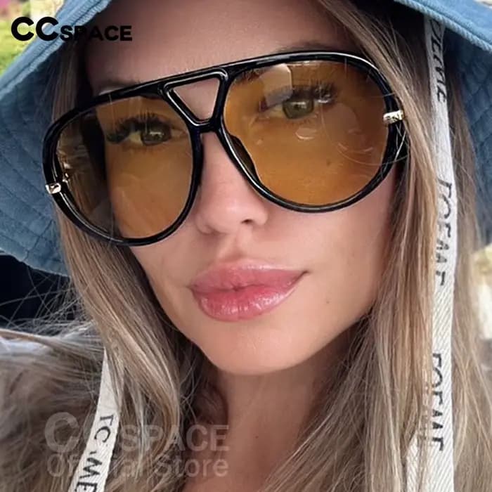 Lunettes de soleil surdimensionnées à la mode pour femmes