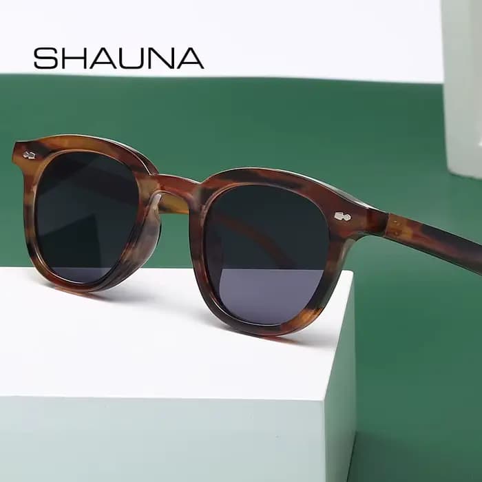 SHAUNA Ins – petites lunettes de soleil rondes tendance populaires