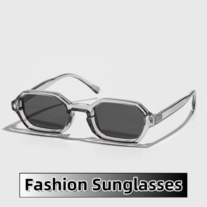 Lunettes de soleil à petite monture carrée