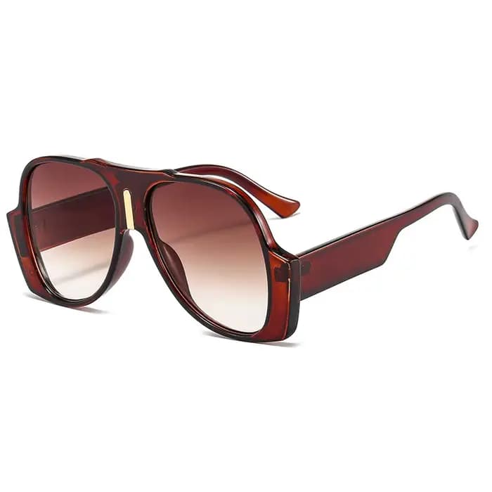 Lunettes de soleil carrées uniques pour hommes et femmes