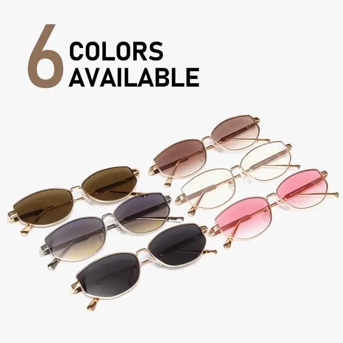Petites lunettes de soleil œil de chat Vintage pour femmes et hommes