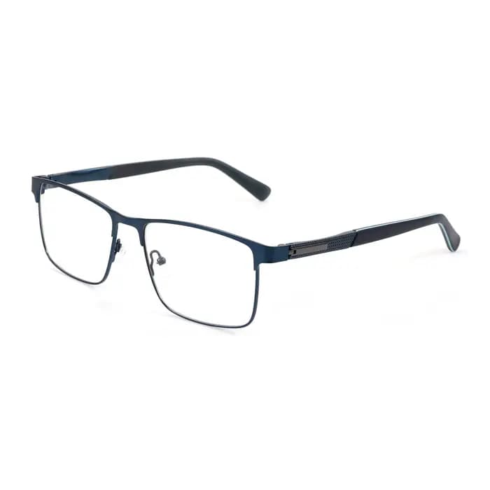 ZENOTTIC XL taille tendance métal lunettes de Prescription pour hommes Double pont carré photochromi