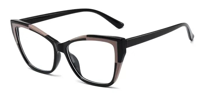 Samjune – lunettes de soleil œil de chat pour femmes, monture rétro avec verres correcteurs anti-lum