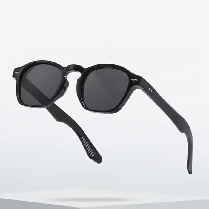 JNPCXI rétro Rivets hommes lunettes de soleil carrées mode bleu vert tendance nuances UV400 femmes c