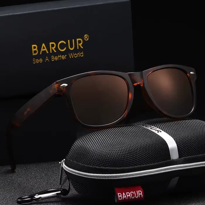 BARCUR Sports-Lunettes de soleil polarisées UV400 pour hommes et femmes, monture narPC durable et si