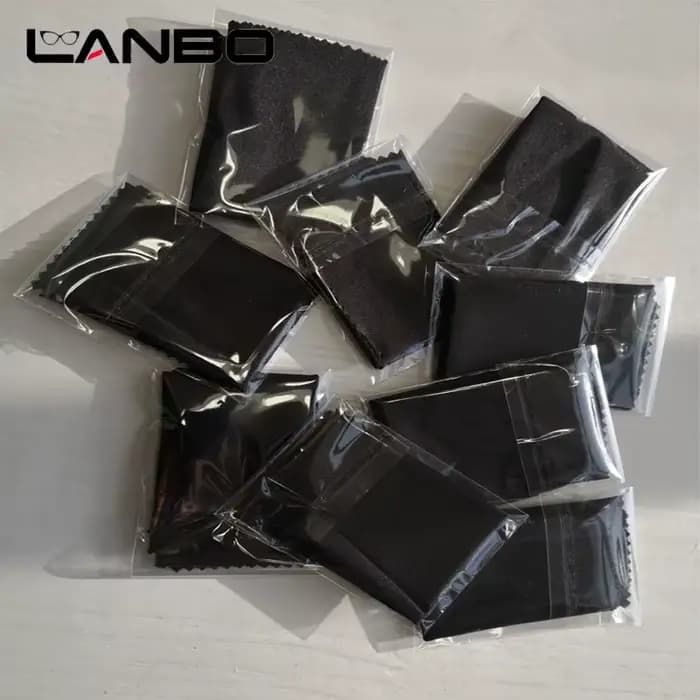 Lingettes plumeau en microcarence pour lunettes de soleil et lunettes, emballage individuel, vêtemen