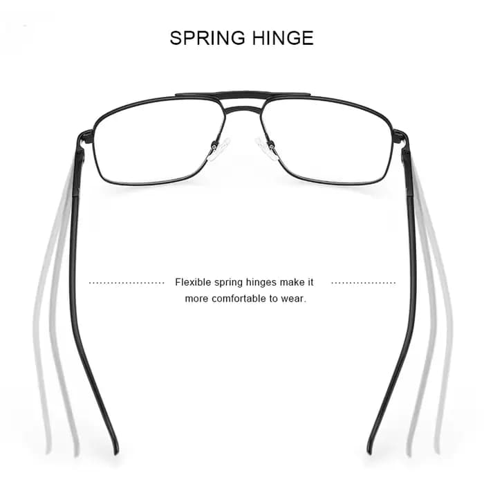 MERRYS DESIGN hommes classique carré lunettes optique cadre de luxe Double pont lunettes de Prescrip