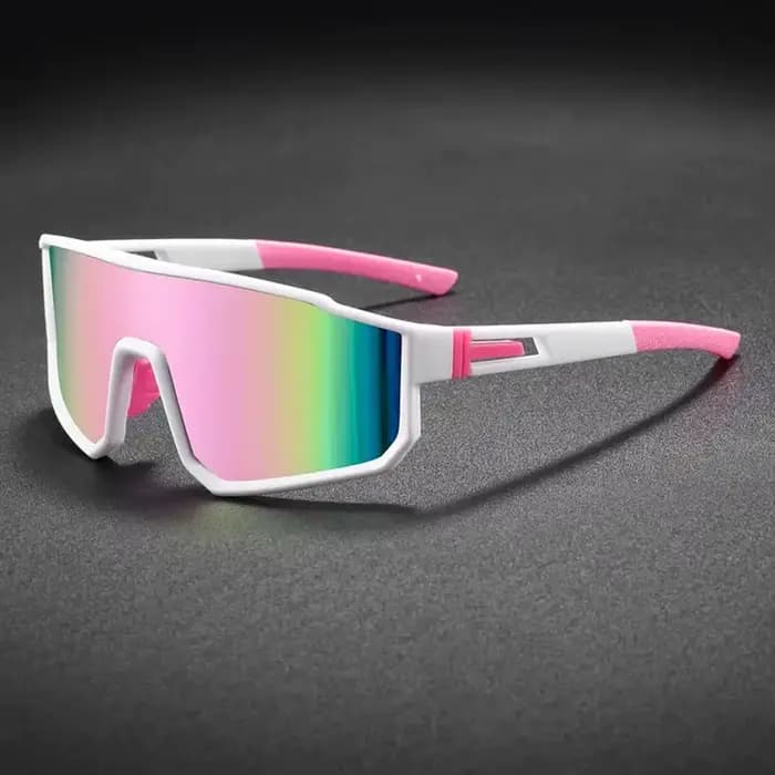 Lunettes de cyclisme surdimensionnées pour hommes, vélo, coupe-vent, revêtement coloré, lunettes de