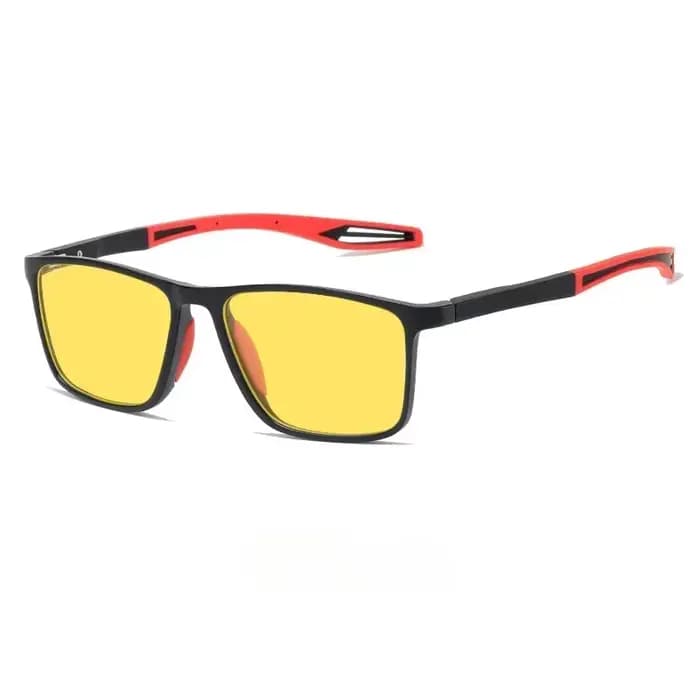 Lunettes anti-lumière bleue jaune pour hommes et femmes, lunettes de myopie, lunettes de conduite, v