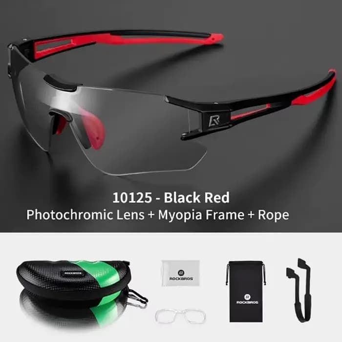 ROCKBROS lunettes de cyclisme photochromiques lunettes de soleil de sport pour hommes lunettes de vé