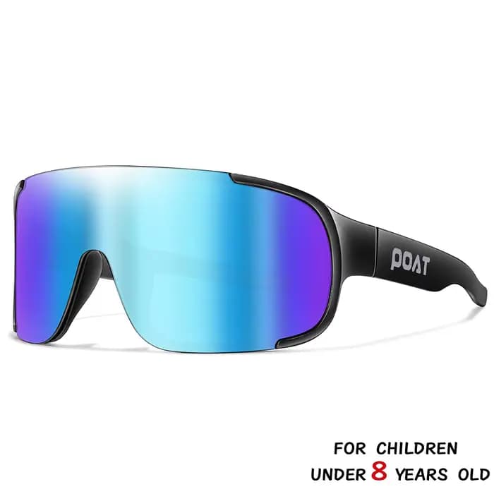 Lunettes de soleil tendance pour enfants de moins de 8 ans, lunettes de sport demi-cerclées pour la