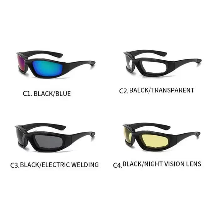 Lunettes de cyclisme en plein air, protection des yeux, lunettes de ski, lunettes de soleil tactique