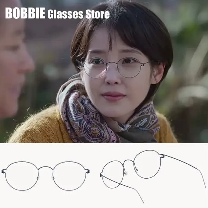 Danemark petites lunettes rondes cadre hommes femmes Air titane 4g sans vis mince jante lunettes lun