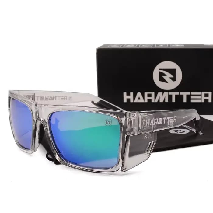 HARMTTER Lunettes de soleil polarisées pour hommes et femmes, protection UV, lunettes de sport, Z87