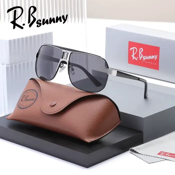 Lunettes de soleil polarisées pour hommes et femmes, monture en alliage de haute qualité, Design sur