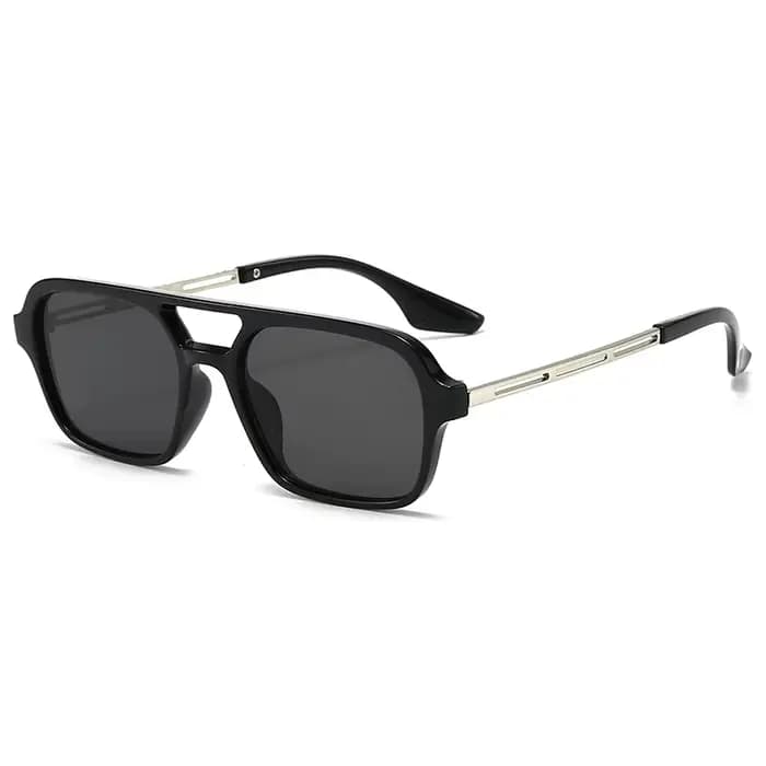 Nouvelles Lunettes de Soleil Carrées Vintage pour Femmes et Hommes, Lunettes de Soleil Rectangulaire