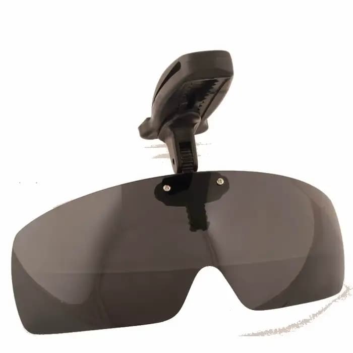 SU01 Lunettes de soleil de pêche avec clip anti-UV polarisées vin, jaune, gris, noir, vert foncé caf