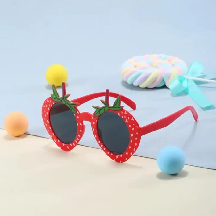 Lunettes de soleil tendance et amusantes en forme d'ananas, design fruité, pour la plage, les photos