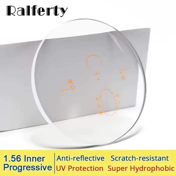 1.56 1.61 1.67 lentille de Prescription progressive intérieure lentille multifocale de forme libre v