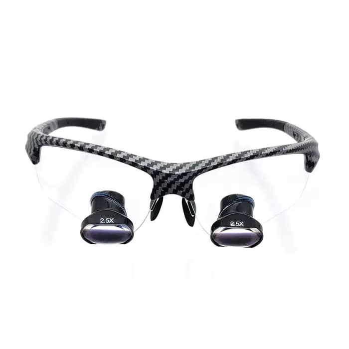 Loupes Galiléennes Ginghealy 24 TTL 2.5X/3.0X/3.5X IPD Personnalisables pour Usage Dentaire et Chiru