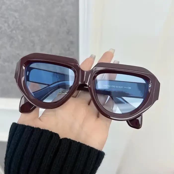 Lunettes de soleil carrées Vintage décontractées pour femmes et hommes, marque classique rétro ronde