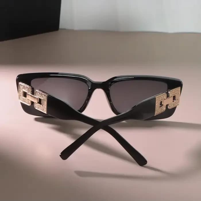 Lunettes de soleil carrées classiques pour hommes et femmes, lunettes de soleil miroir à petit cadre