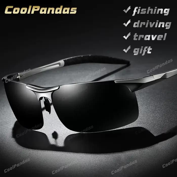 Aluminium magnésium hommes lunettes de soleil polarisées Aviation conduite lunettes de soleil mâle S