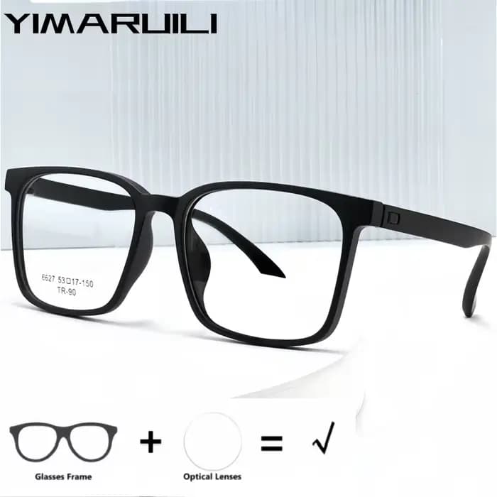 YIMARUILI optique lunettes de Prescription hommes Anti-bleu photochromique myopie progressif fini lu